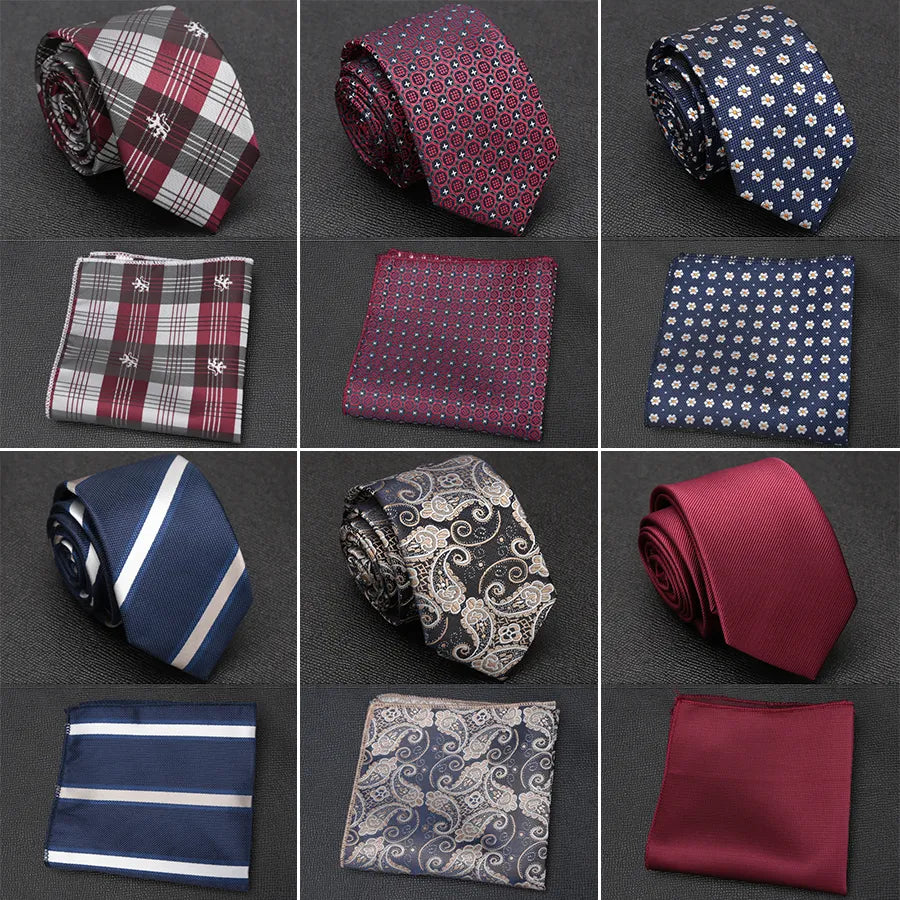 Tie and Pocket Squares Set